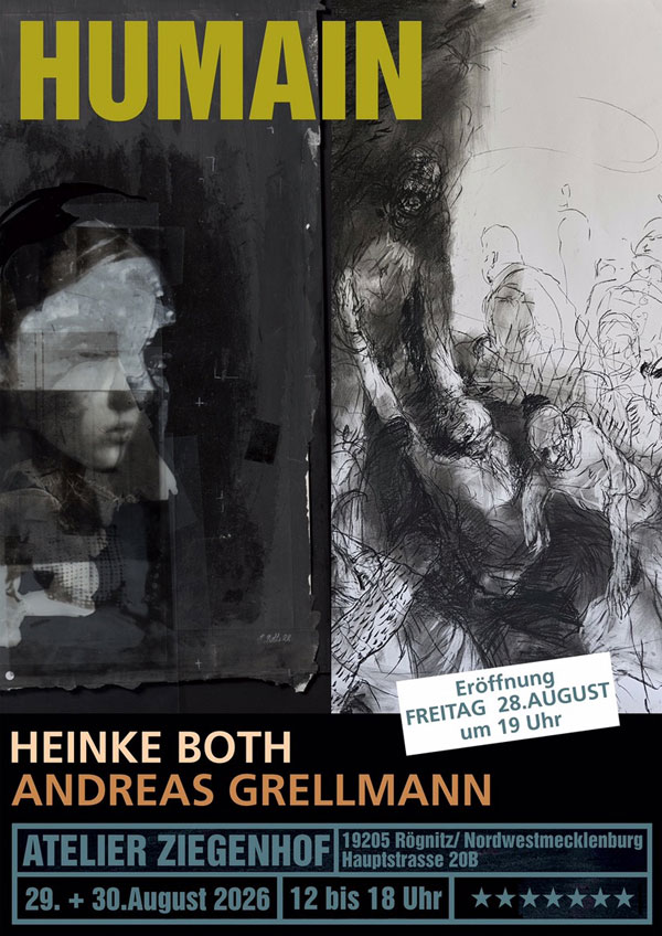 Einladungskarte Humain
